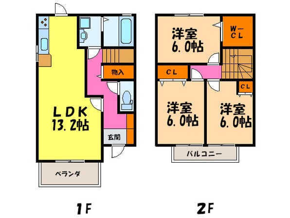 アサンテの物件間取画像